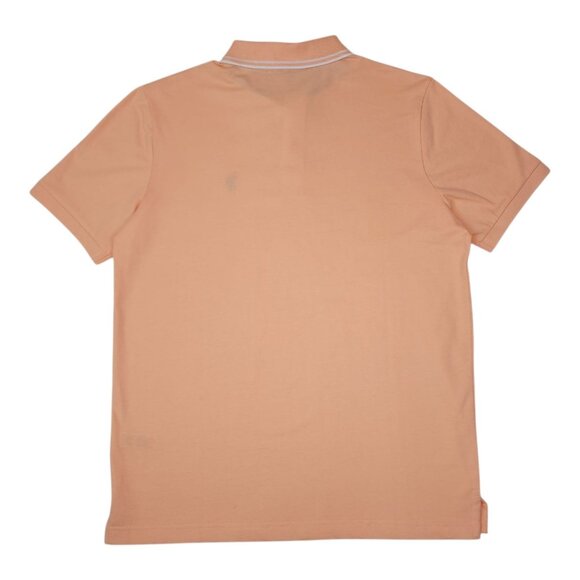 U.S. Polo Assn. Mens Peach Polo Shirt Medium Cotton Short Sleeve - Picture 3 of 9